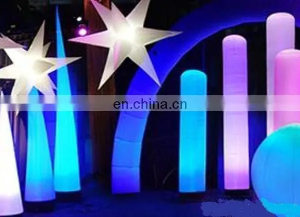 Inflatable Light Bulb With 4 Colors LED Light