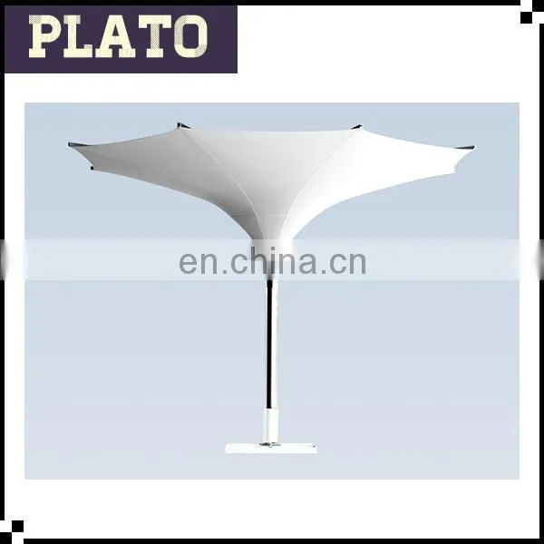 2015 Factory Supply White Flower Umbrella, Stainless Steel Tulip Umbrella