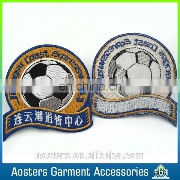 Design Cheap Badge Logo Fashion Brand Name Embroidered Badge photo-4