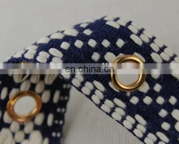 Wholesale Polyester Jacquard Ethnic Eyelet Ribbon Trim photo-2