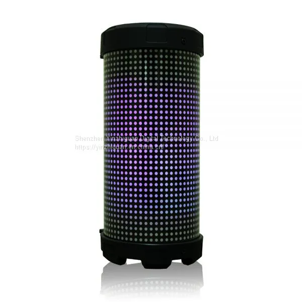 Bazooka Speaker Wireless Bluetooth Speaker Led Lights Pvc Panel Mini Music Box photo-2