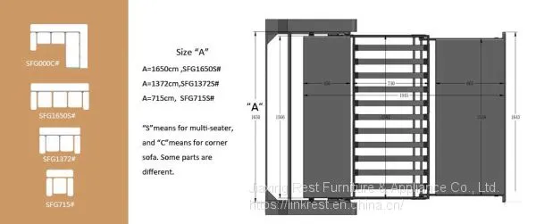 3-Stage Drawer Out Sofa Bed MechanismSFG000S/C# photo-4