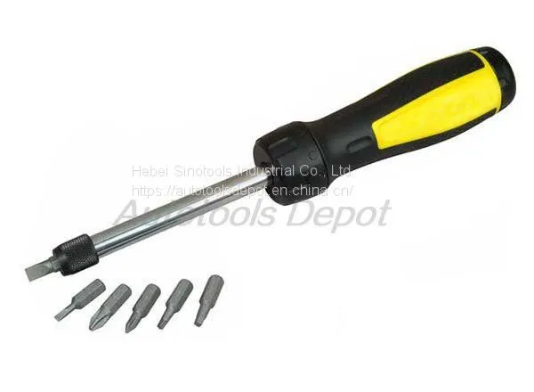 Multibit Ratchet Screwdriver + 6Bits