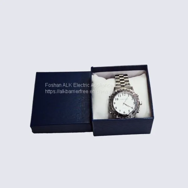 Voice Report Time Manufacturer Popular Big Number Dial Display Alarm Watch