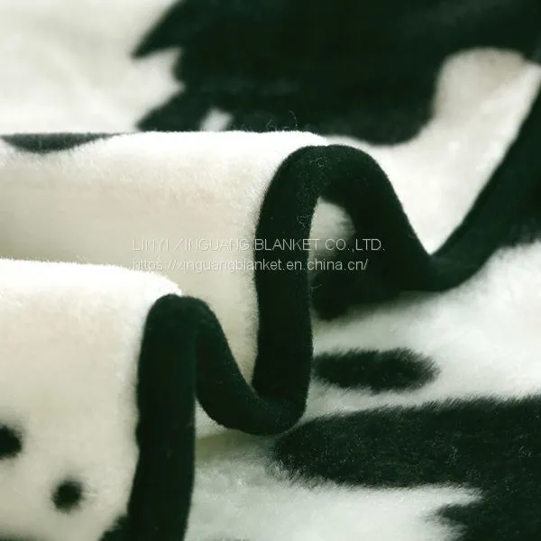 100%polyester Raschel Fur Plush Mink Blanket / Blanket /flannel Fleece Print Blanket With Sherpa/ Coral Fleece Blanket Throw photo-2