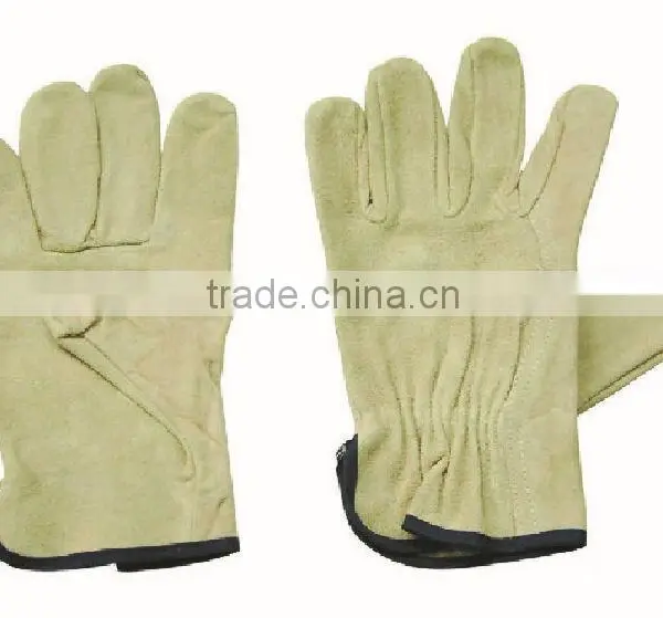 Cow Leather Gloves,safety Working Gloves,AB Grade photo-3