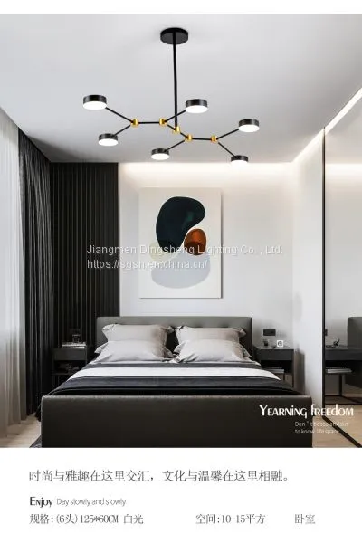 Led Modern Light Luxury Living Room Chandelier Chandelier, Living Room Nordic Restaurant Creative Simple Bedroom Chandelier photo-4