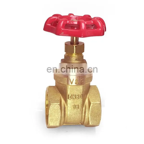 VALOGIN Brass Die Casting Machine Brass Terminal 3" Inch Gate Valve