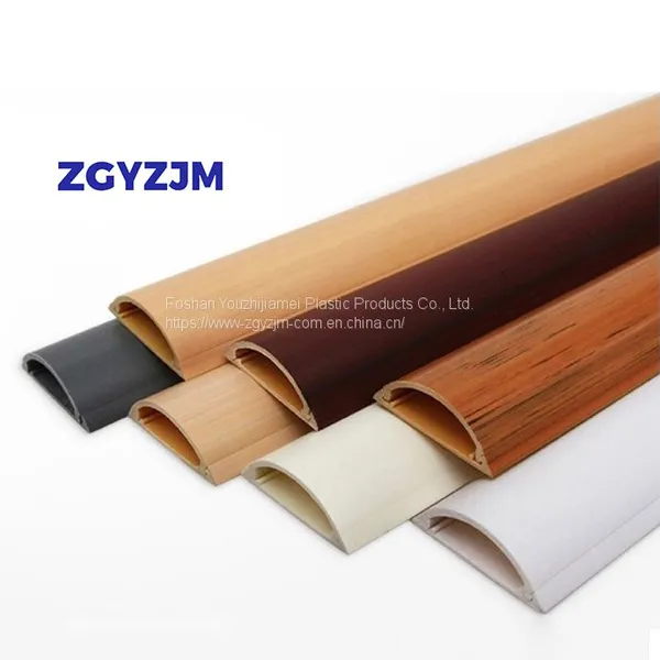 ZGYZJM Strong Resistance to Trample PVC Wire Hider for Floor Cable Raceway Trunking Wire Duct photo-2