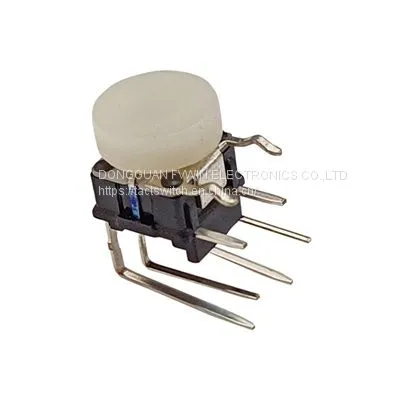 Right Angle Illuminated Button Switch With White LED photo-2