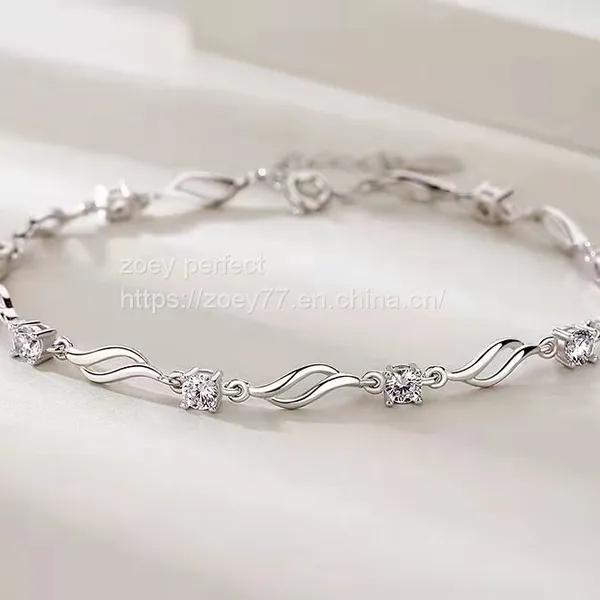 Браслет из чистого серебра