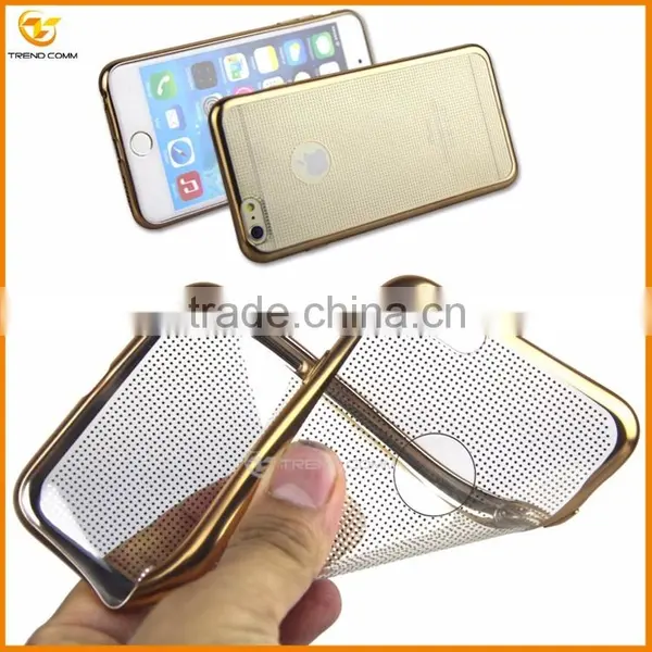 Wholesale Plating Transparent Tpu Soft Case for Iphone 6 photo-4