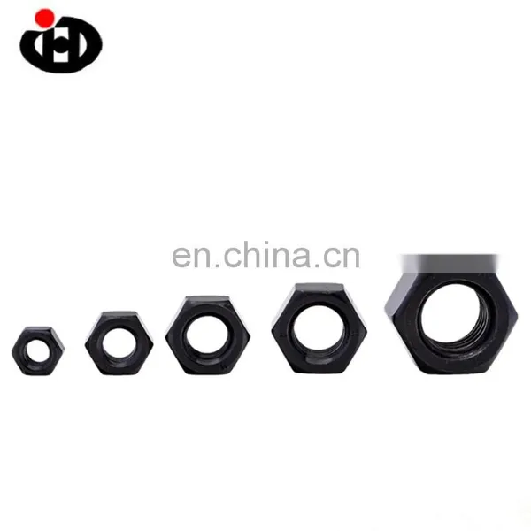 Superb DIN439 Carbon Steel Black Hex Thin Nuts M20 photo-5