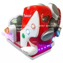 Guangdong Zhongshan Tai Le Amusement Indoor and Outdoor Waterproof Small Multi Swing Machine Shaking Car Air Fighter Game Screen Video Game Racing Recreational Machine Coin-operated Self-service photo-4