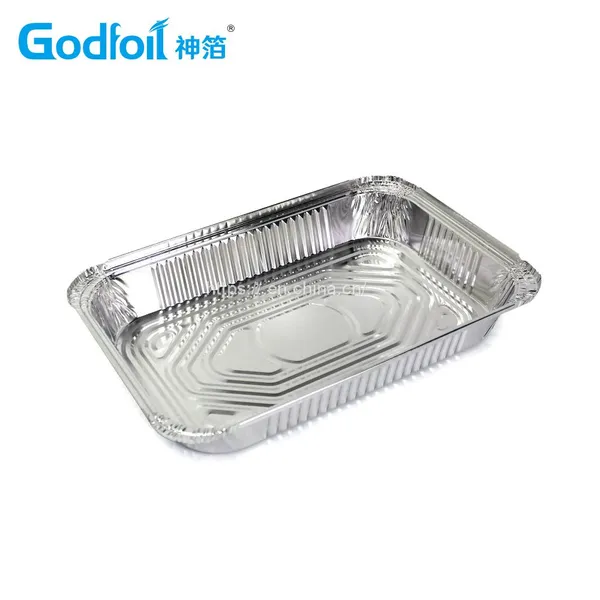 Rectanglar Aluminum Foil Container Wrinkle Wall Container photo-4