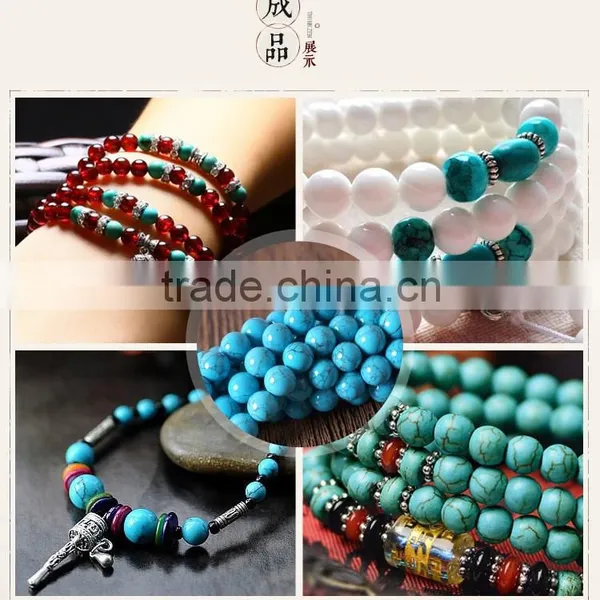 4mm 6mm 8mm 10mm 12mm Natural Turquoise Beads Natural Stone Charms Ornament Accessories Factory photo-6