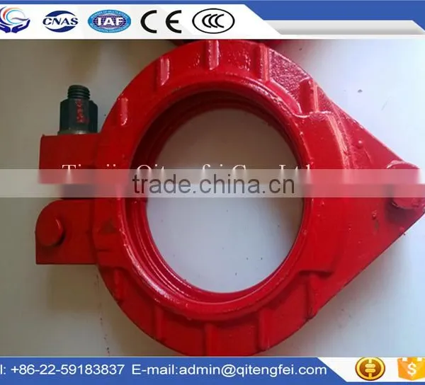 High Quality Forging and Casting Concrete Pump Rubber Hose Clamp photo-3