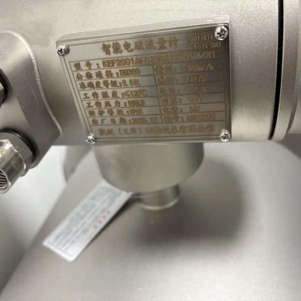 CE Kyue Digital Water Wastewater Flow Meter 4-20ma Rs485 Hart Electromagnetic Flowmeter DN50 DN300 photo-5