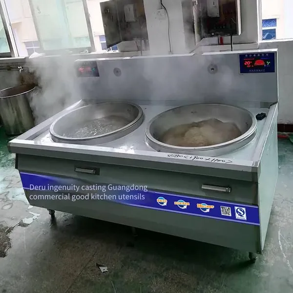 Deru 70/80 Induction Cooker, 20kw Commercial Induction Large Pot Cooker, Equipment for Instant Braising and Fishing, Stove for Stir-frying Big Pots of Dishes in Schools photo-3