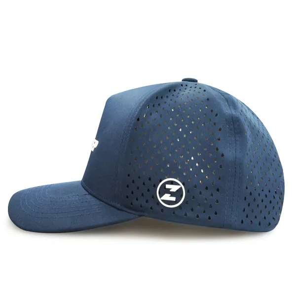 Custom Waterproof Laser Cut Baseball Cap Perforated Performance Golf Hat Breathable Quick Dry Sports Caps for Outdoor Running photo-2