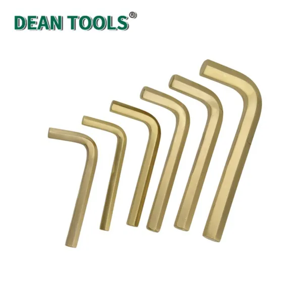 Non-Sparking Hex Key Wrench Set, Allen Key Wrench, Hex Allen Key Set,Aluminium Bronze photo-2