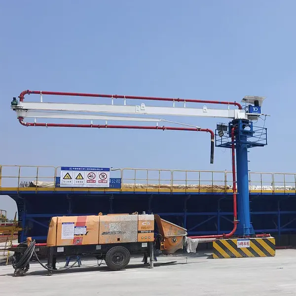 19m Reach Concrete Placing Boom With PLC Control and Sensor System for Automatic Pouring