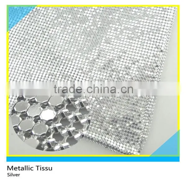 Square Black Aluminum Metallic Tissu Mesh Sew on Techincs Flatback Metal Mesh photo-5