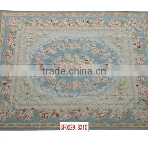 Oriental Turkish Double Knots Hand Made Moquette Carpet