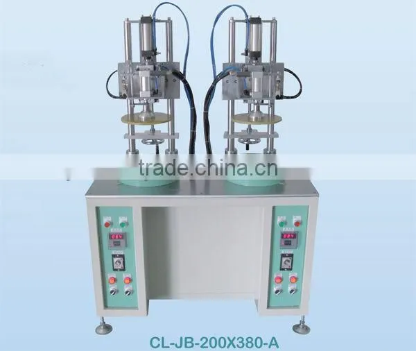 Transparent PVC, PET Cylinder Folding Edge Machine