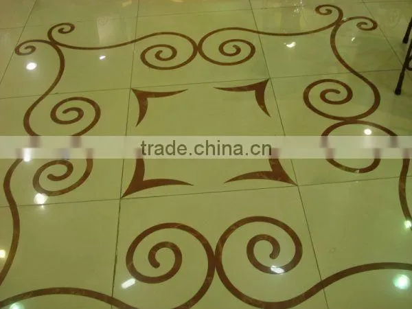 Marble Inlay Floor Pattern