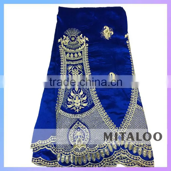 Mitaloo Embroidery George Fabric African George Wrapper Fabrics MGP0033 photo-3