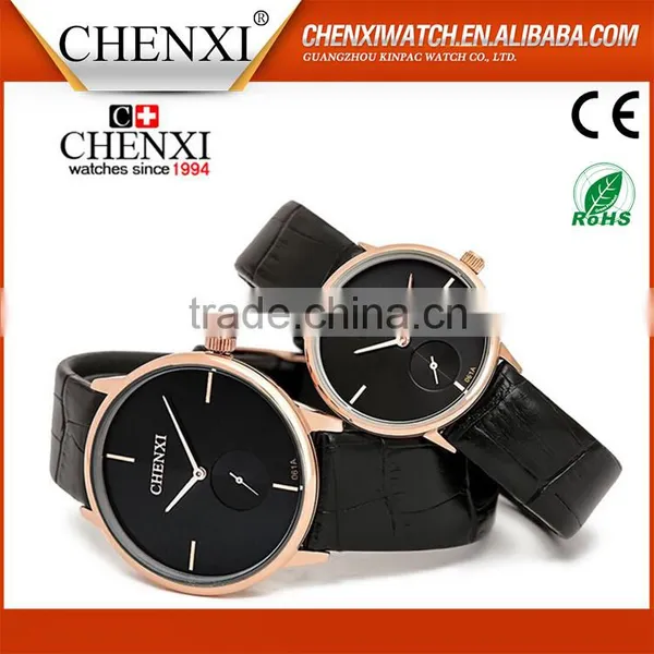 2016 China Manufacturer for Unisex Leather Strap Quartz Watch photo-5
