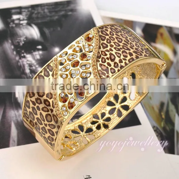 Big Design Fake Gold Dream Hope Love Pure Copper Magnetic Bracelet photo-3