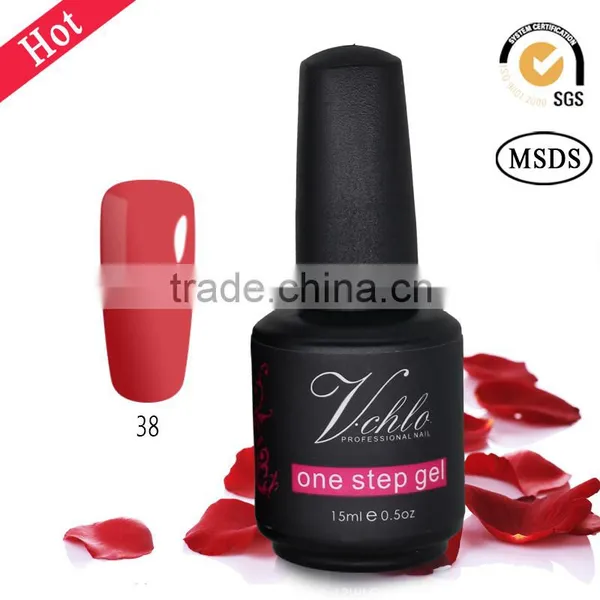 Factory Direct One Step Gel Nail Polish,no Base Coat no Top Coat One Step Gel ,1 Step Gel Polish Quality Choice photo-3
