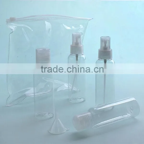 BPA Free Beauty Travel Bag With Travel Bottles