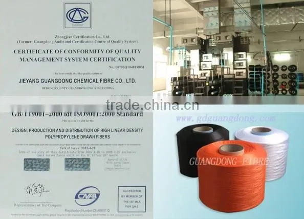 PP YARN High Tenacity PP FDY Yarn 50D to 3600D photo-3