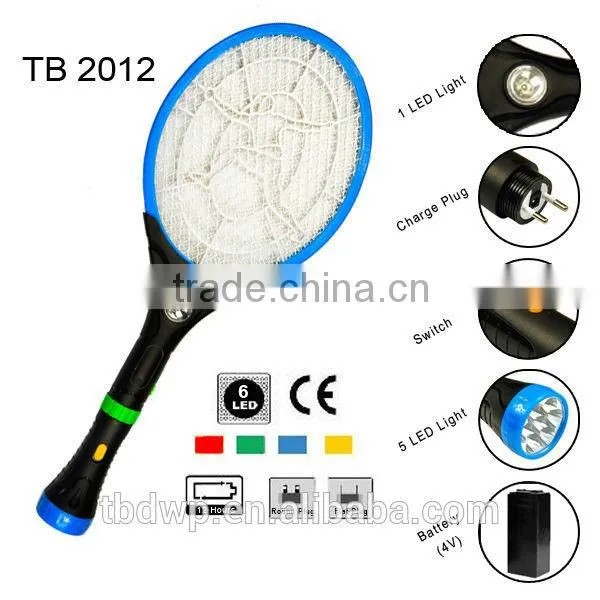 Rechargeable Mosquito Swatter With Torch TB2012 photo-2