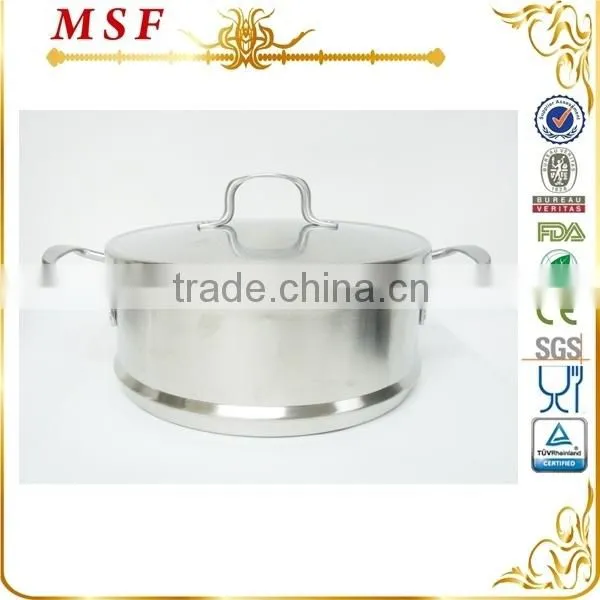 MSF Stainless Steel Food Steamer With Straight Body