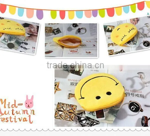 Hot Sell Emoji Coin Purse Plush Wallets Small Bag photo-6