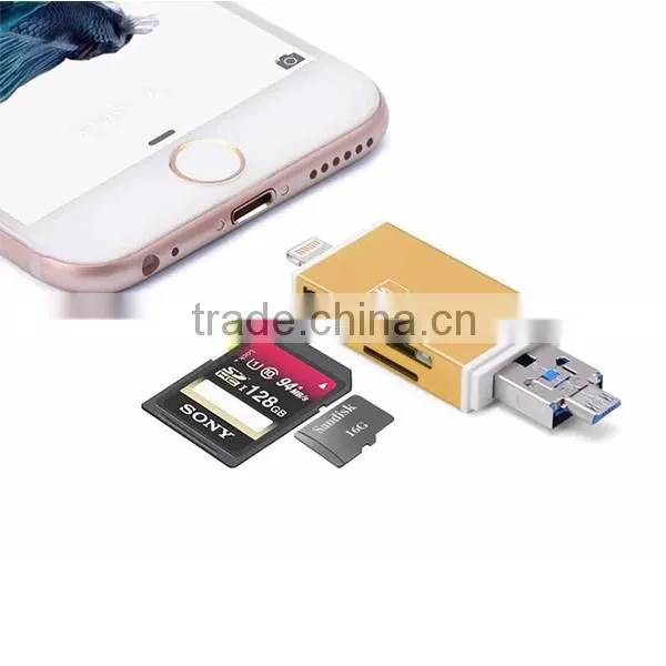 OTG Smart Usb sd Card Reader 2 in 1 for IOS & Android & PC photo-6