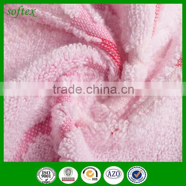 100% Cotton Terry Cloth Blanket Flower Design photo-3