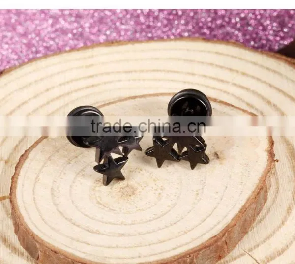 2016 Hotlife Wholesale Men's Accessories Latest Simple Style Group Star Stud Earring photo-4