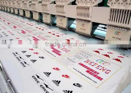 16 Heads 9 Needles Computerized Operation Flatbed Embroidery Machine photo-3