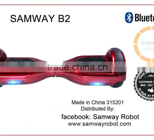 2016 Samway Robot Smart Electric Self Balance Mini Two Wheel Smart Balance Electric Scooter Hoverboard photo-4