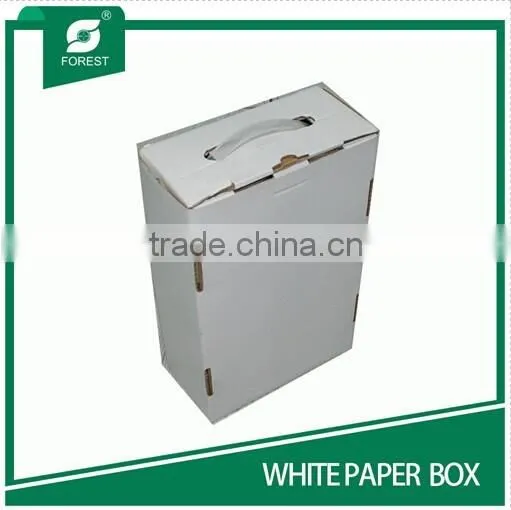 2015 WHITE CARDBOARD CORRUGATED CARTON BOX EP3221003263 photo-5