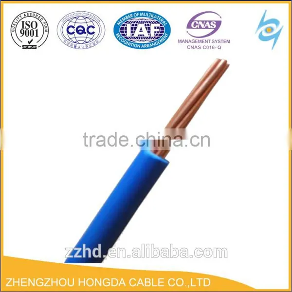 BV / BVR / ZR-BV / ZR-BVR / NH-BV Pvc Insulated Building Electrical Cable Wire photo-3
