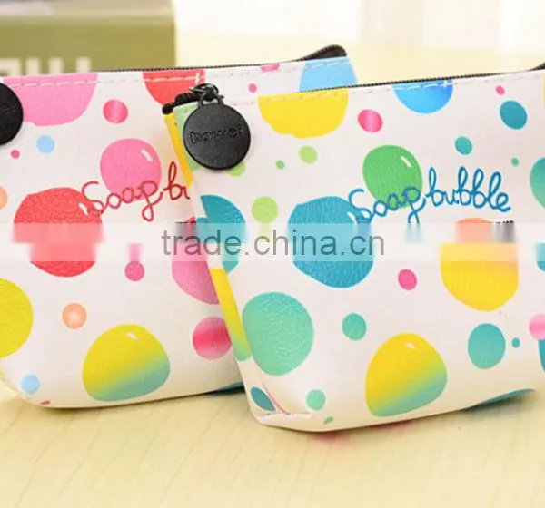 Hot Sale Color Printing PU Leather Coin Purse China Factory photo-5