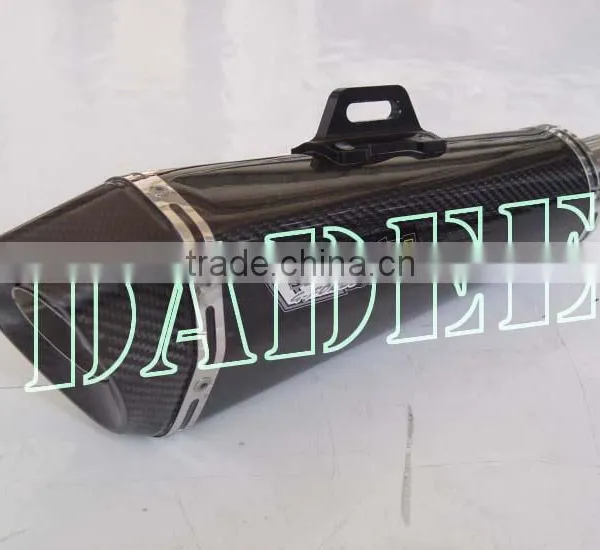 High Performance Motorcycle Hexagonal Carbon Fiber Muffler for HONDA