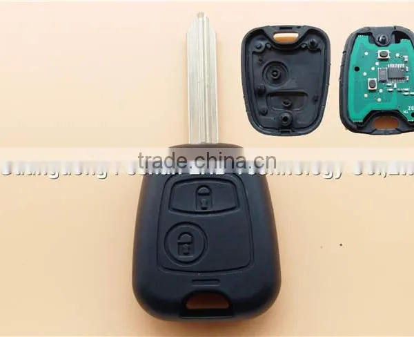 Original Remote Key for Citroen C3 2 Button Car Remote Key With ID33 Chip 433Mhz