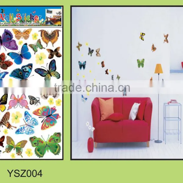 UV Printing Wall Sticker,3d Wall Sticker,3d Butterfly Wall Sticker photo-4